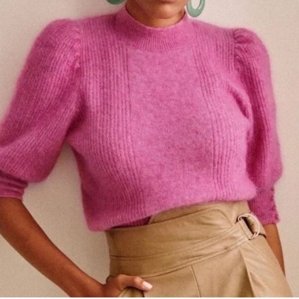 Sezane Rosalie mohair sweater
